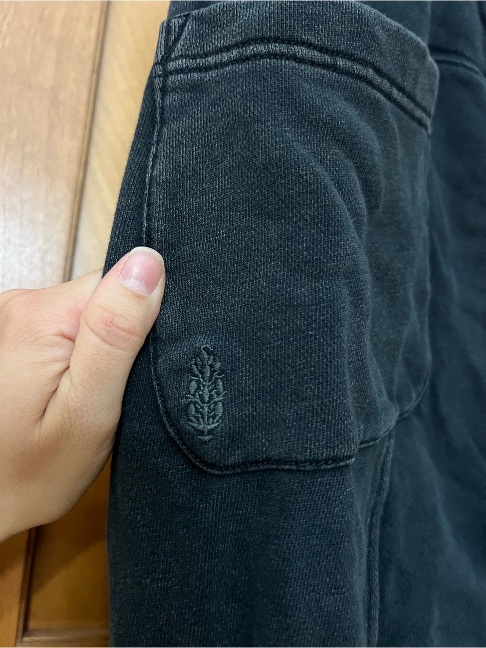 Free People June Bug Cargo Sweatpants Blue Gray Size Large - Picture 8 of 11